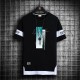 Men's Cotton T-Shirt: Fashionable O-Neck Casual Tee - Black image