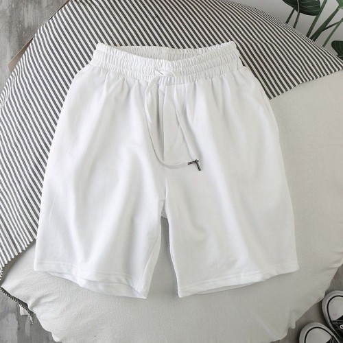 Men's Golf Shorts Stretch Chino Lightweight Half Pants-White image