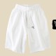 Men's Golf Shorts Stretch Chino Lightweight Half Pants-White image