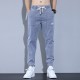 High-Quality Loose Thick Cargo Jogger Pants - Blue image