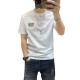 Luxury Style Korean Version High-Quality Casual T-Shirt - White image