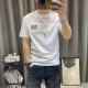 Luxury Style Korean Version High-Quality Casual T-Shirt - White image