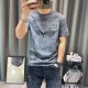 Luxury Style Korean Version High-Quality Casual T-Shirt - Grey image