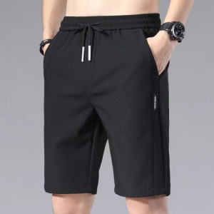 Men's Sporty Beach Shorts with Pocket Comfort - Black