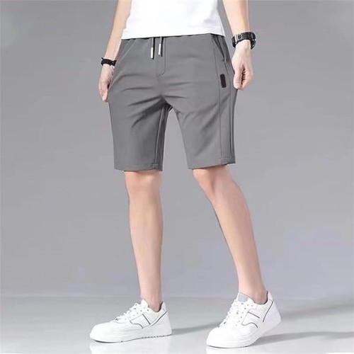 Men's Sporty Beach Shorts with Pocket Comfort - Dark Grey image