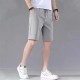 Men's Sporty Beach Shorts with Pocket Comfort - Grey image