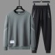  Stylish Men's Tracksuit Casual & Sporty Two-Piece Set - Grey image