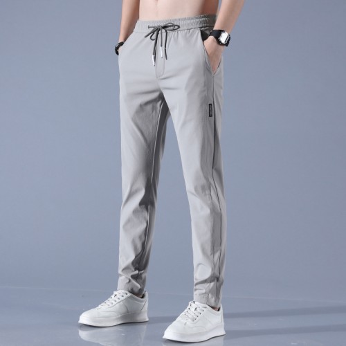 Men's Slim Fit Lightweight Work Pants - Grey image