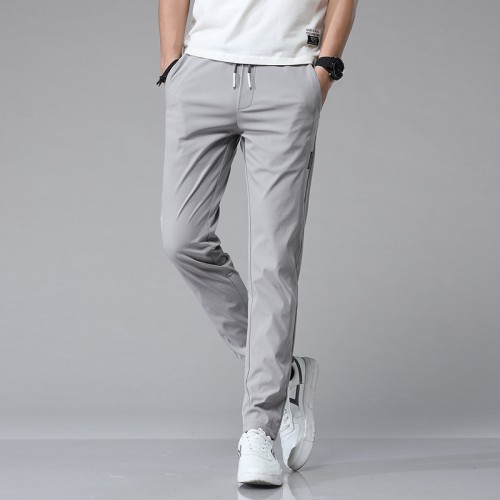 Men's Slim Fit Lightweight Work Pants - Grey image