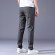 Men's Slim Fit Lightweight Work Pants - Dark Grey image