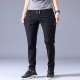 Men's Slim Fit Lightweight Work Pants - Black image