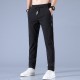 Men's Slim Fit Lightweight Work Pants - Black image