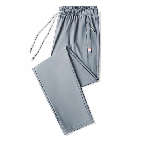 Men's Sweatpants Sportswear Elastic Waist Casual Cotton - Grey image