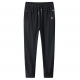 Men's Sweatpants Sportswear Elastic Waist Casual Cotton - Black image