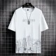 Men's Short Sleeve Pure Cotton Smooth Shirts - White image