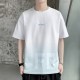 Men's Korean Style Short Sleeve T-Shirt-White image