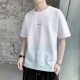 Men's Korean Style Short Sleeve T-Shirt-White image