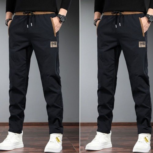 Men's Casual Loose Pencil Pants - Black image