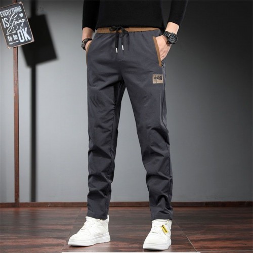 Men's Casual Loose Pencil Pants - Dark Grey image