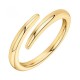 14k Gold Plated Open Twist Ring For Women image