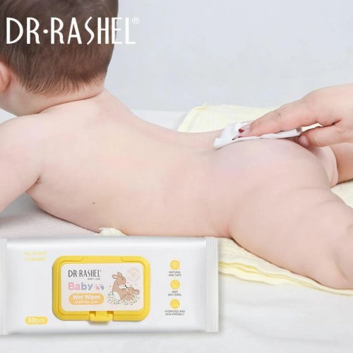 Dr. Rashel Baby Wet Wipes 80Pcs image