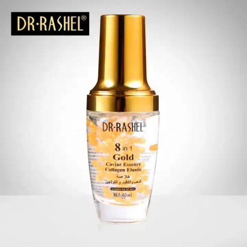 Dr.Rashel Gold Caviar Essence & Collagen Elastin Serum 8 In 1 Face Serum 40ML image