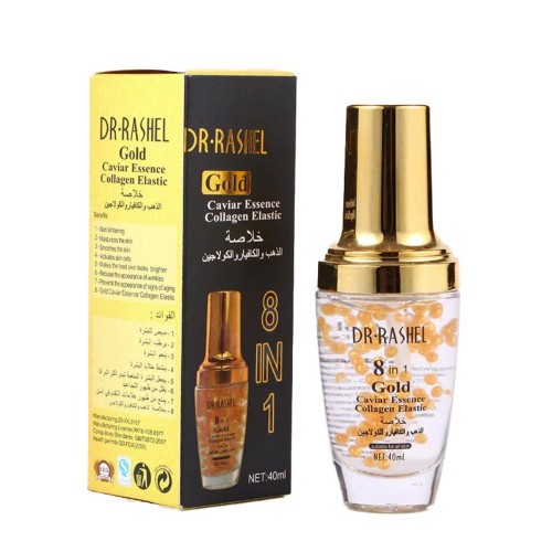 Dr.Rashel Gold Caviar Essence & Collagen Elastin Serum 8 In 1 Face Serum 40ML image