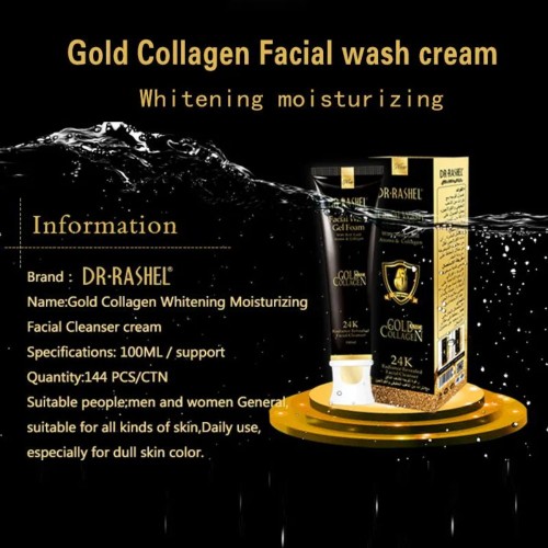 Dr Rashel 24K Gold Facial Wash Gel Foam image