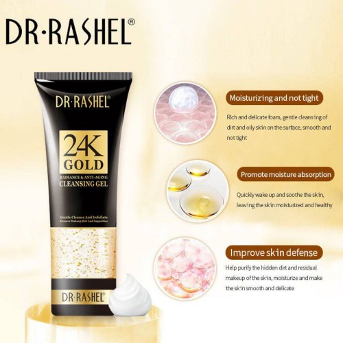 Dr.Rashel 24K Gold Radiance & Anti-Aging Cleansing Gel image