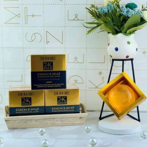 Dr Rashel 24K Gold Radiance & Anti Aging Essence Soap image