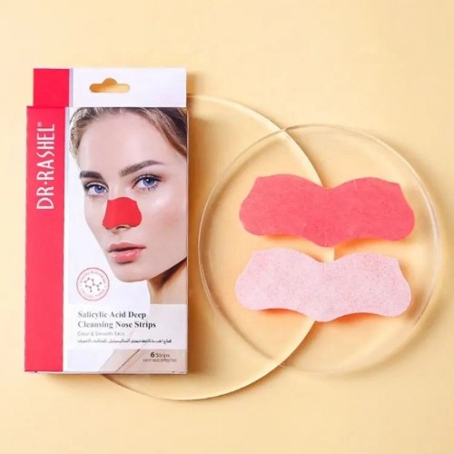 DR.RASHEL Red Salicylic Acid Deep Cleansing Nose Strips For Clear And Smooth Skin-6pcs image