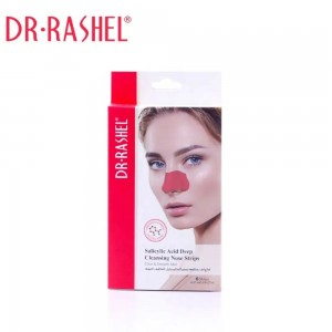 DR.RASHEL Red Salicylic Acid Deep Cleansing Nose Strips For Clear And Smooth Skin-6pcs