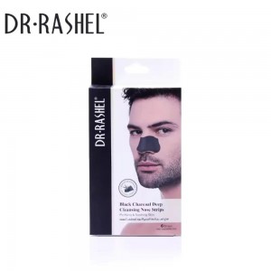 Dr. Rashel Black Charcoal Deep Cleansing Nose Strips For Men - 6pcs