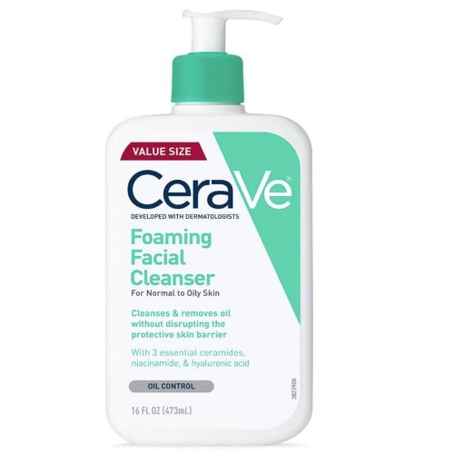 CeraVe Foaming Facial Cleanser, 16 oz image