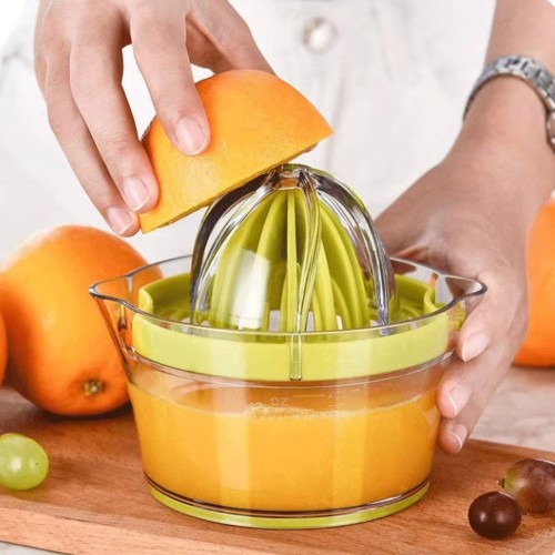 Plastic Manual Juicer Orange Juice Simple Juicer Small Portable Small Tool Multifunctional Lemon Juicer image