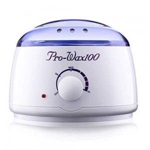 Hot Wax Heater with Hair Removal Pro Wax 100 Beans(100g) And Wax Knife With Waxing Strips 