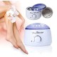 Hot Wax Heater with Hair Removal Pro Wax 100 Beans(100g) And Wax Knife With Waxing Strips image