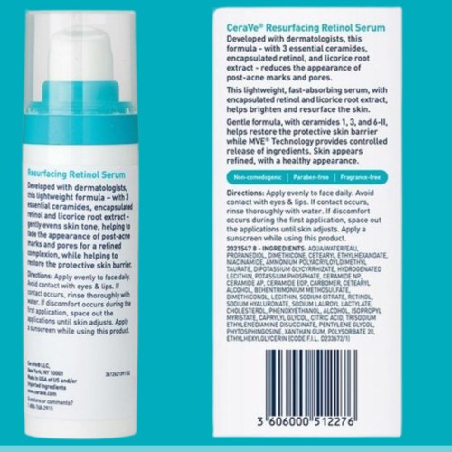 CeraVe Resurfacing Retinol Serum, 1 fl oz 30ml image