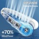 Neck Fans Portable Rechargeable, Upgrade 360° Air Outlet, Super Quiet, Indoor Outdoor Travel image