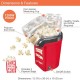 Fat Free Hot Air Popcorn Maker | No Oil | 4 Bags Included | Healthy Home-Made Treats image