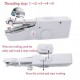 Le Fiery Handy Sewing Machine | Stitching Machine | Silai Machine for Home Tailoring Use With Threads and Bobbin Set image