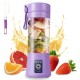 Portable Blender, Mini Personal Juice Blender, USB Rechargeable Juicer Cup With Six Blades, Smoothie Blender image