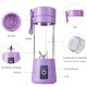 Portable Blender, Mini Personal Juice Blender, USB Rechargeable Juicer Cup With Six Blades, Smoothie Blender image