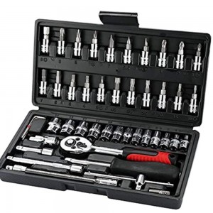 Wrench Tool Set 46pcs Multifunctional Professional Steel Set Car Motorcycle Tools