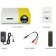 Mini LED Projector 480 x 272 Pixels Support 1080P HDMI USB Audio Portable Home Video Player image