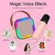 Machine For Kids And Adults Portable Mini Tooth Karaoke Speaker With 2 Wireless Microphones image