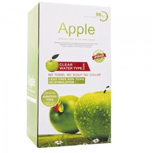 Apple Black Hair Dye Cream 500ml*2/Pack Ammonia Free Instant Hair dye Cream 