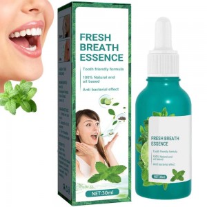 Breath Freshener Serum For Adults Bad Breath Treatment Serum Freshening Drops Mint Flavour 30ml