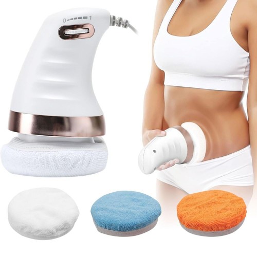 Body Sculpting Machine Cellulite Massager With 6 Washable Pads Vibration & Rotation Electric Sculpt Handheld image