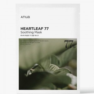 HEARTLEAF 77% SOOTHING SHEET MASK 25ml (10PCS)